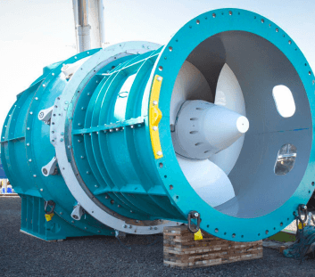Hydropower turbine assembly